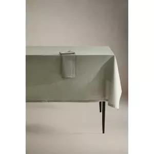 ZARA 단색 염색 원사 테이블보 - 블루