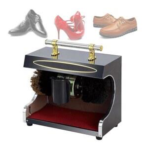 인덕션 및 듀얼 브러 장착된 상업용 전기 신발 폴리셔 호텔 사무실 은행을 위한 빠른 광택 먼지 제거 내구성이 뛰어난 스테인리스 스틸 구조