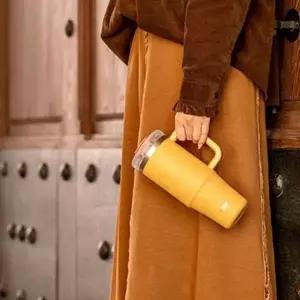 키친엘라 스텐304 이중보온보냉 대용량 텀블러 900ml