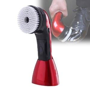 여러 가 있는 휴대용 전기 신발 폴리셔 브러시 핸드헬드 디자인 먼지 제거 오일링 왁싱 및 연마 신발을 위한 이중 전원 공급 장치 간편한 광택 관리