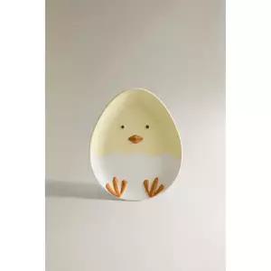 ZARA 키즈 병아리 포세린 접시 - 멀티컬러