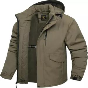 키붐 남성 겨울 코트 따뜻한 스노우 방풍 산악 우비 방수 후드 스노보드 스키 재킷 남성용