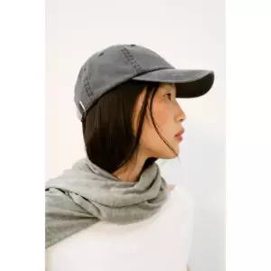 ZARA 워싱 트윌 캡 - 그레이