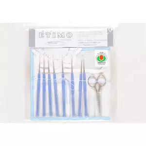 튤립 에티모 골드 세트 코바늘 레이스 뜨개 제품