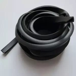 U형 고무 마감 몰딩 도어엣지가드 문콕방지 모서리보호대 50m 15mmx15mm블랙