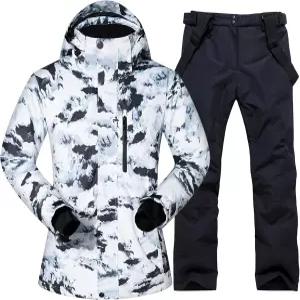 리이옐레 남성 스키 재킷 바지 겨울 따뜻한 방풍 방수 야외 스포츠 스노보드 코트 스키복