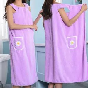 텐제로 1+1 보들보들 대형 롱 전신 바스타올 샤워랩가운 3컬러