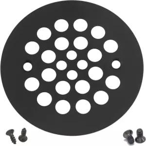 아티웰 4-1/4인치 샤워 스트레이너 배수 트림 세트 스크류 인 커버 플라스틱-오디시티 스타일 교체 그리드