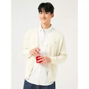 매장정품 빈폴 BEANPOLE MEN 코튼 베럴비 레이어드 가디건 카디건 - 아이보리 249492