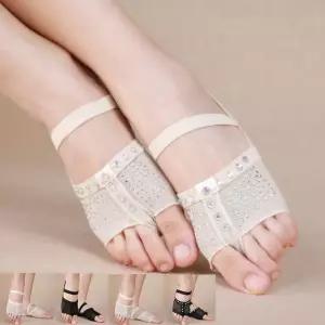 DUGNMARKT  밸리 풀 보호대 댄스화 성인 신발 무용 양말 발보 슈즈 벨리 발가락 큐빅풋 패드 요가