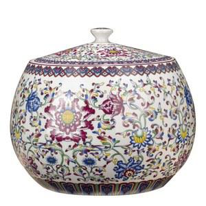 복항아리 현관 소금 단지 옹기 선물 소금단지 공예 행운 가정용 화이트 세라믹