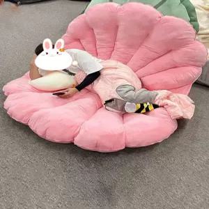 조개쿠션 방석 대형 조개껍질 가리비 집순이 대왕조개쿠션