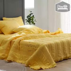 (eTV)투유 바블 워싱 자수 피그먼트 스프레드 이불 베개세트(SS)
