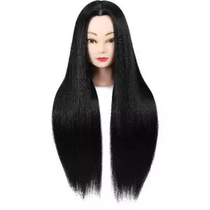 미용가발 인모 연습용 긴머리 스타일링 연습가발