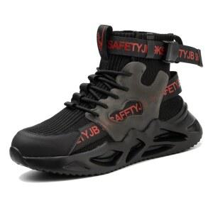 남성용 뉴트로파 스틸 토 슈즈 여성용 작업 안전 신발 경량 통기성 편안한 산업용 건설 운동화