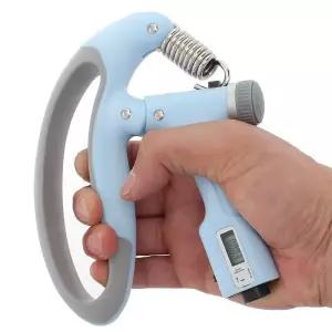 악력기(블루) 강도조절 카운트 아워그립 손운동기구