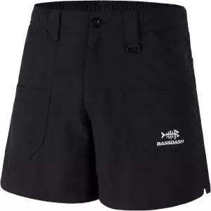 배스대시 유스 5인치 낚시 반바지 UPF 50+ 방수 퀵 드라이 보이즈 하이킹 카고 포켓 포함 FP03Y