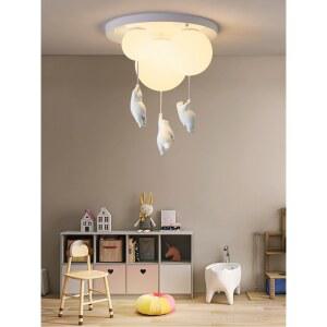 곰돌이조명 풍선 원형 천장등 인테리어조명 감성 곰 아이방조명 LED 백색광 50cm