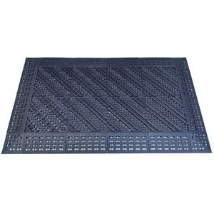 야외에서 마당용 눈과 모래 제거 신발 브러시 내마모성 나일론 잔디 진흙 먼지 스크레이퍼 매트 플라스틱 및 부츠 청소용 러그 정원용 웰컴 블랙