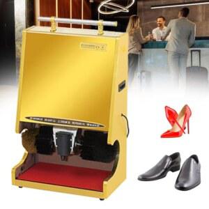 자동 전기 구두 연마기 상단 오일 및 미끄럼 방지 손잡이를 사용한 인덕션 연마 신발 부츠 가방 소파에 이상적 블랙 마감