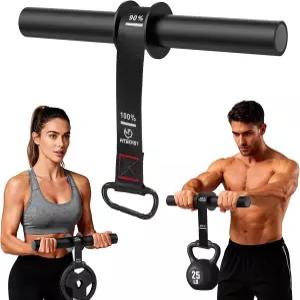 핏비스트 손목 롤러 팔뚝 트레이너 그립 강도 및 운동을 위한 조절 가능한 스트랩 블래스터