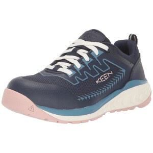 KEEN Utility 여성용 Arvada 낮은 높이 합성 발가락 통기성 작업 스니커즈
