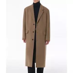 MUSINSA STANDARD 울 블렌드 빅 대디 싱글 맥시 코트 [카멜] 162242