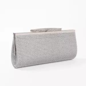 결혼식 DT1284210 클러치백(실버) 파티가방 헤이든 럭셔리