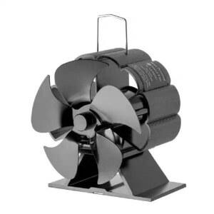 난로무동력팬 순환 벽난로 난방 무동력팬히터 블랙 화로 야외 표준제품 캠핑 화목난로 무음