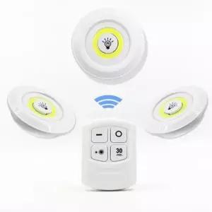 온더벨라 LED 리모콘조명 창고등 비상 무드등 3개세트