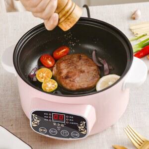 전기찜솥 학생 냄비 다목적 소출력 분리형 샤브샤브 신기 볶음요리 침실학생볶음 라면