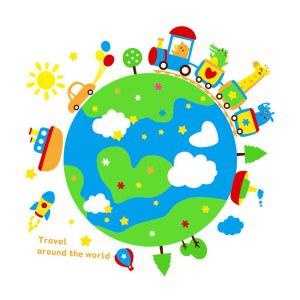 대형 지구 벽스티커 인테리어 방수 3D입체 아이방 벽꾸미기