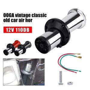 에어혼 올드카혼 크롬 OOGA 앤틱 클래식 에어혼 12V 110DB 클래식 포드 모델 T 스타일 올드스쿨 포드 썬더버드용