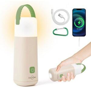 던라이즈 LED 캠핑 랜턴 최대 350시간 충전식 라이트 4가지 모드 야외 손전등 빨간불 비상용 방수 휴대용 텐트 하이킹 허리케인 녹색