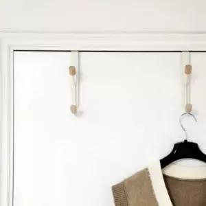 [생활] 원목 도어 후크 행거 원통형