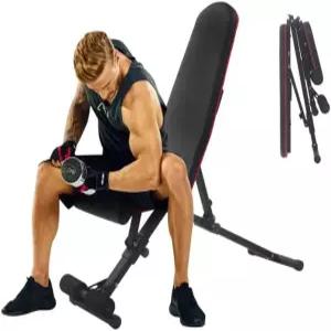 웨이트 벤치 조절 가능한 다목적 운동 800파운드 적재 용량 전신 프레스 가정 헬스장 덤벨 운동용