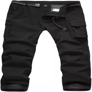 JOMLUN 소년 플리스 안감 등산 바지 방수 방풍 따뜻한 부드러운 쉘 야외 카고 스노우 스키 워킹 팬츠