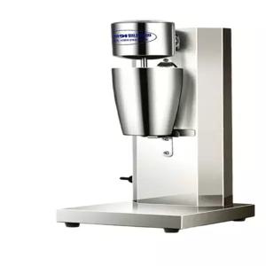 밀크 쉐이크 만들기 자동 믹서 우유 카페