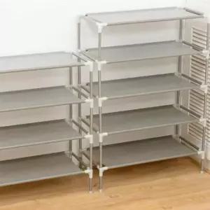 [생활] 원룸 자취 현관정리 신발 정리대 슈즈랙 5단 조립식