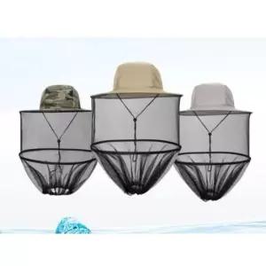 [생활] 3색 1개 날파리 차단 모기장 정글 모자 방충망 방충모