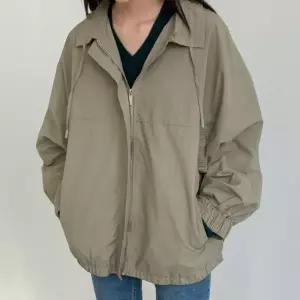 [신상오픈런]루즈핏야상 카라 집업 힙커버 테크웨어 후드바람막이 (30552469)