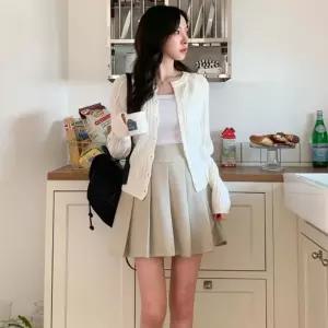 [신상오픈런]하이웨이스트 키작녀 에이라인 주름치마 미니스커트 (30519409)