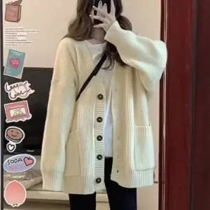 [신상오픈런]빅사이즈 스웨터가디건 롱니트 골지 시보리 아방 브이넥 (30492188)