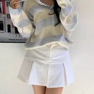 [신상오픈런]플리츠스커트 에이라인 봄개강룩 스판 코튼 면치마 (30489512)