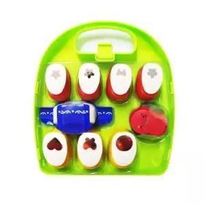 [문구/오피스] 모양펀치세트 중형 9종혼합 종이공예 펀칭기