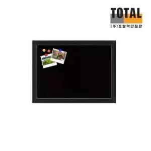 [문구/오피스] 블랙자석보드 다크우드 재질 300x400