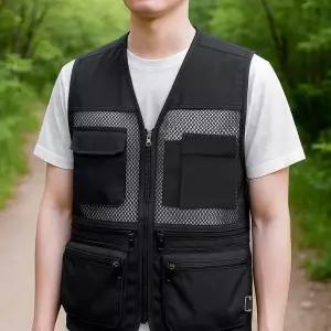 작업용조끼 초경량 낚시 조끼 XL 등산 레저 메쉬