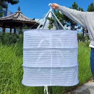 다용도 걸이식 건조 그물망 50 X 70 cm 3단 G [AZG5267]