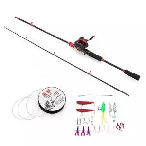 베이트릴+루어+낚싯대세트 고피싱 투피스로드 2.1m