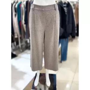 [하프클럽/]소고 세이브존01 뒷 밴딩 원턱 모직 바지 TK4XA03